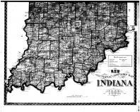 Indiana State Map - Below, Decatur County 1882